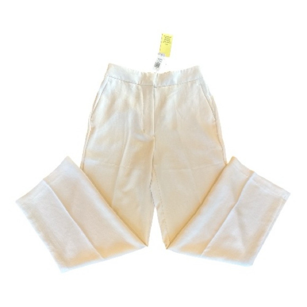 NWT Aritzia The Limitless Pant Wilfred Crepette Size 6 Short Wide Leg Cream - Picture 6 of 15